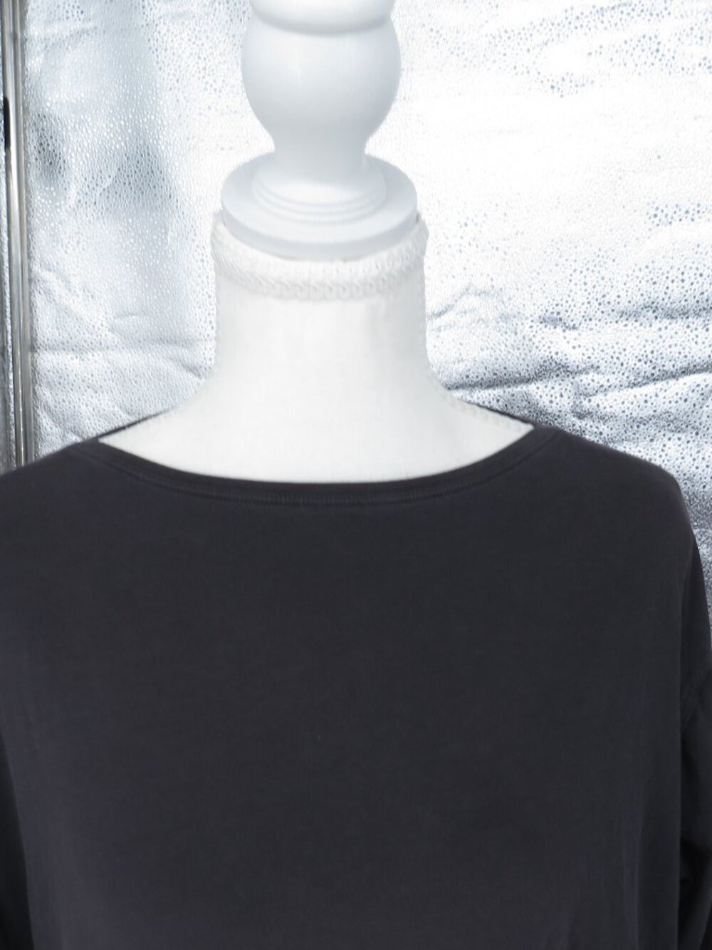 Lululemon Boatneck Top Black Oversized Long Sleeve Shirt Pullover Womens XL 2XL - Picture 3 of 6